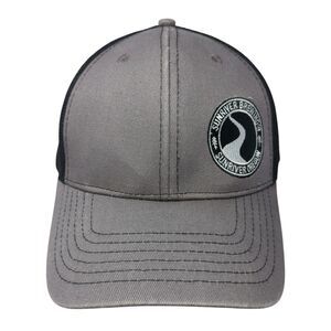 Sunriver Brewing Co. Oregon Snapback Trucker Hat Gray One Size Mesh Back Brewery